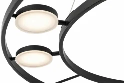 Sklep Kaja Designerski, ledowy żyrandol okrąg MOD070PL-L63B3K FAD | Kaja czarny Shop