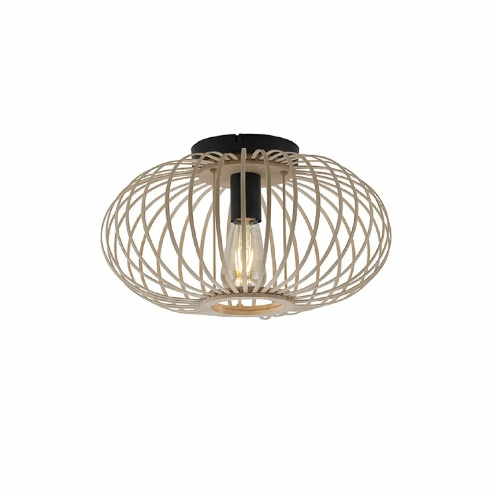 Sklep Kaja Drewniana lampa sufitowa w stylu EKO 11410-79 z serii RACOON | Kaja drewno Online
