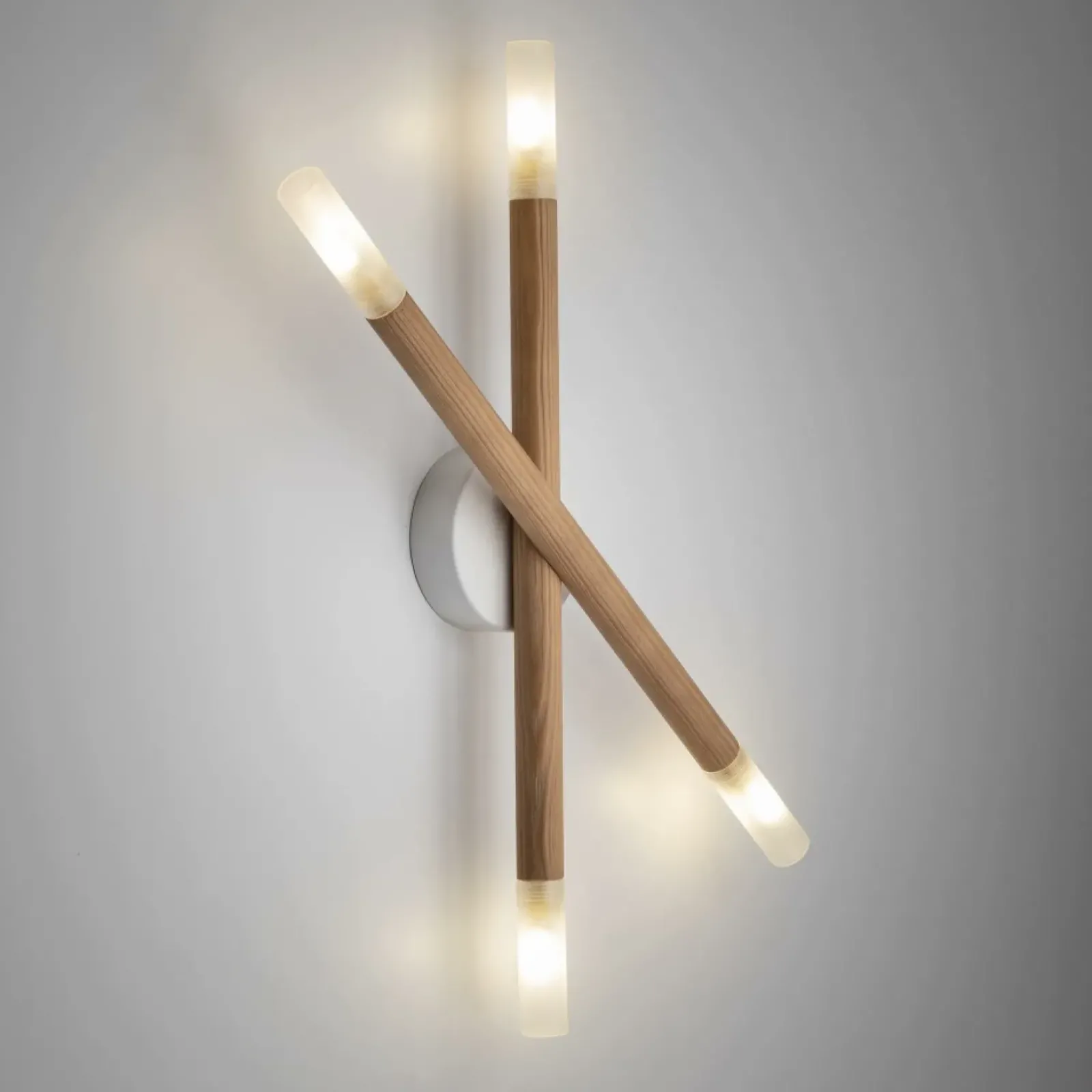 Sklep Kaja Drewniana lampa sufitowa na 4 żarówki G9 TK 4524 NOBLE | Kaja Cheap