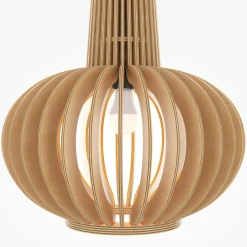 Sklep Kaja Drewniana lampa wisząca na jedną żarówkę MOD193PL-01W1 z serii ROOTS Best