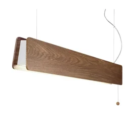 Sklep Kaja Drewniana lampa wisząca, o regulowanej wysokości 7522 | Kaja palonydąb Outlet