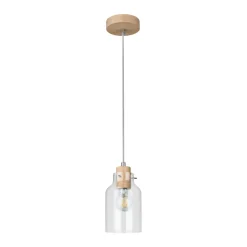 Sklep Kaja Drewniana lampa wisząca z kloszem 1760174 ALESSANDRO WOOD | Kaja Hot