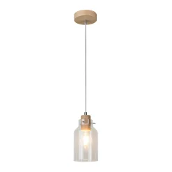 Sklep Kaja Drewniana lampa wisząca z kloszem 1760174 ALESSANDRO WOOD | Kaja Hot