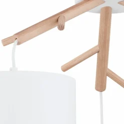 Sklep Kaja Drewniana lampa wisząca z 3 kloszami TK 6553 ALBERO | Kaja Oświetlenie biały Hot