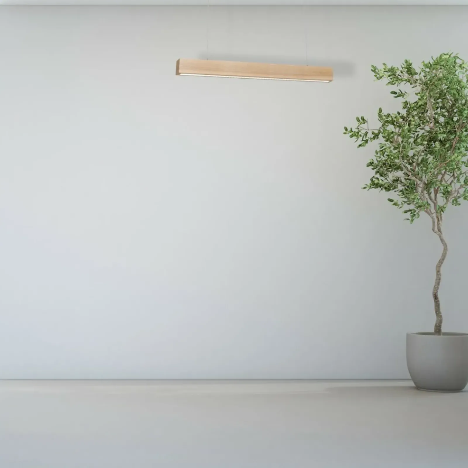 Sklep Kaja Drewniana listwa LED idealna nad stół w jadalni MLP567 TIMBER | Kaja Discount