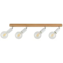 Sklep Kaja Drewniana listwa sufitowa z reflektorami TK 4751 z serii SIMPLY WOOD Flash Sale