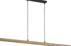 Sklep Kaja Drewniana listwa wisząca LED nad stół TK 4194 ROLLO | Kaja Oświetlenie Outlet