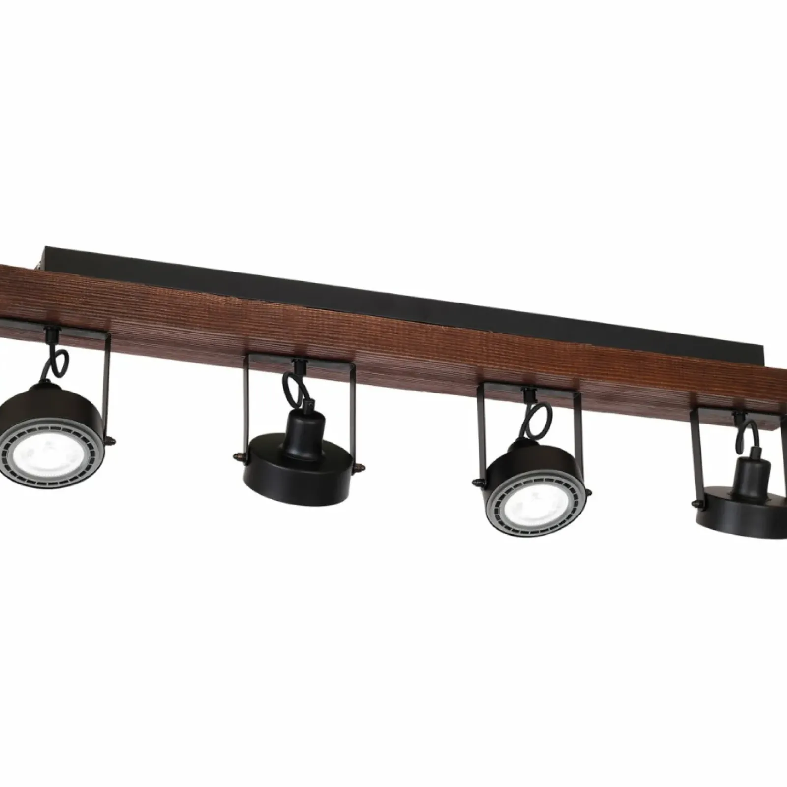 Sklep Kaja Drewniana listwa z czterema reflektorami LX 1230 z serii VIVA WOOD Store