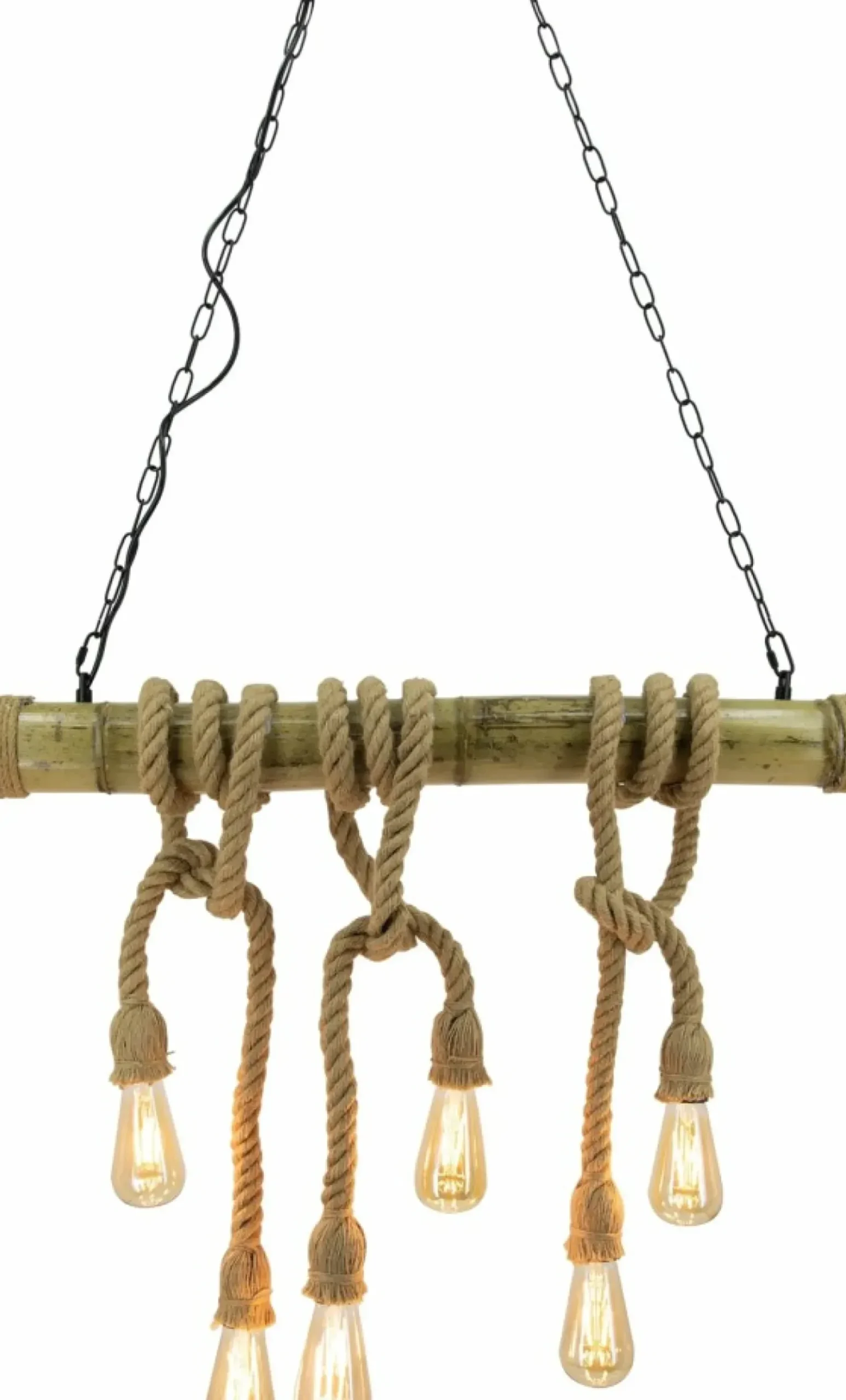 Sklep Kaja Drewniana, rustykalna lampa nad stół 4007/6 BM BL HAITI | Kaja Discount