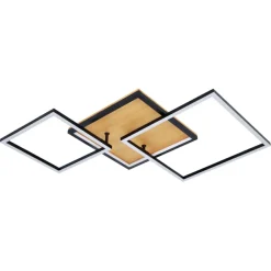 Sklep Kaja Drewniany plafon LED, styl rustykalny PLF-82738-38W-WO NORIS | Kaja Hot