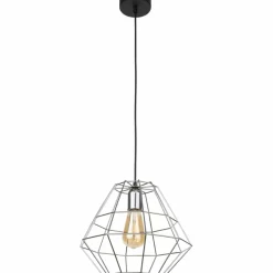 Sklep Kaja Druciana, chromowana lampa wisząca do jadalni TK 4204 z serii DIAMOND Outlet