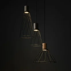 Sklep Kaja Druciana lampa wisząca do salonu TK 10188 MODESTO WOOD SOSNA | Kaja Best Sale
