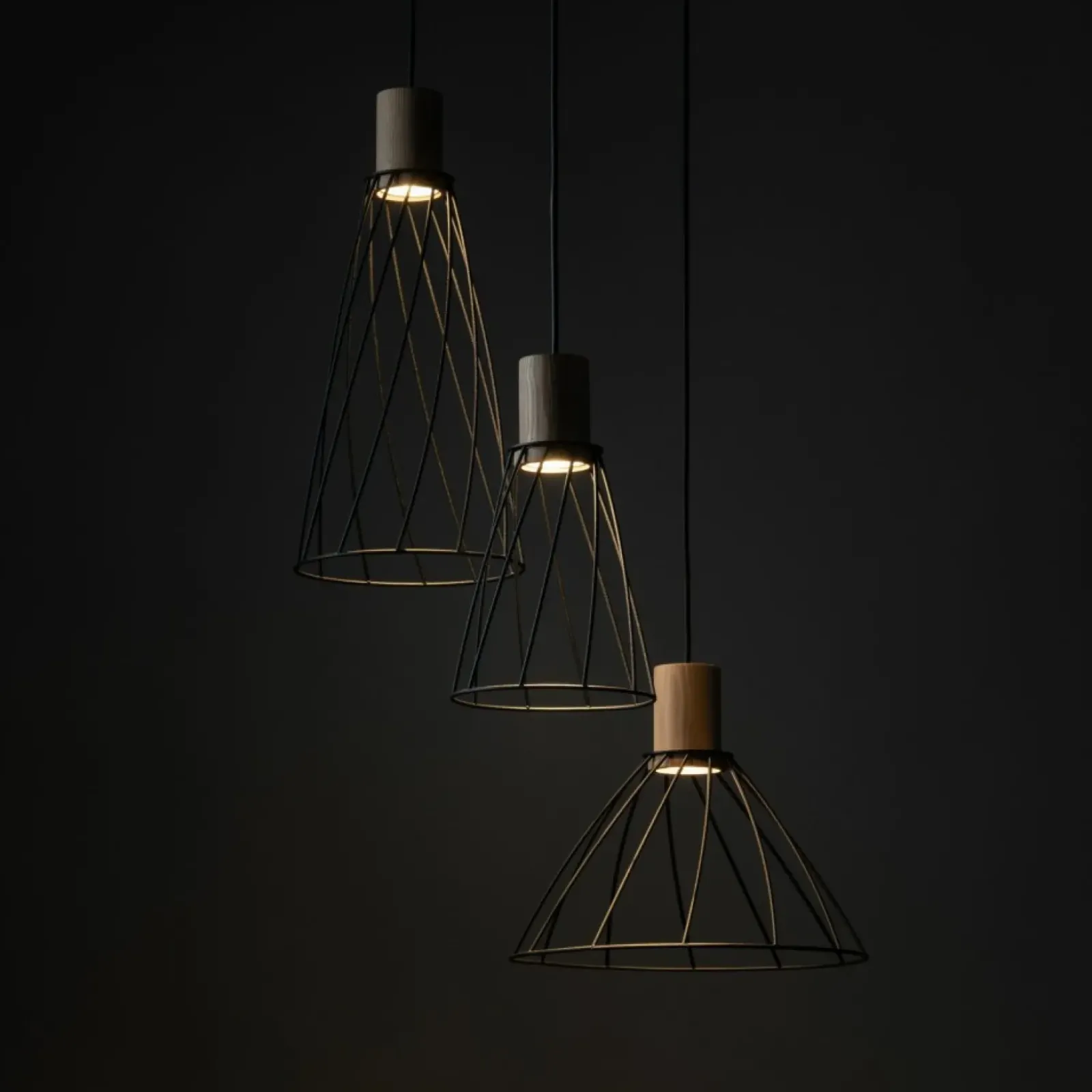 Sklep Kaja Druciana lampa wisząca do salonu TK 10188 MODESTO WOOD SOSNA | Kaja Best Sale