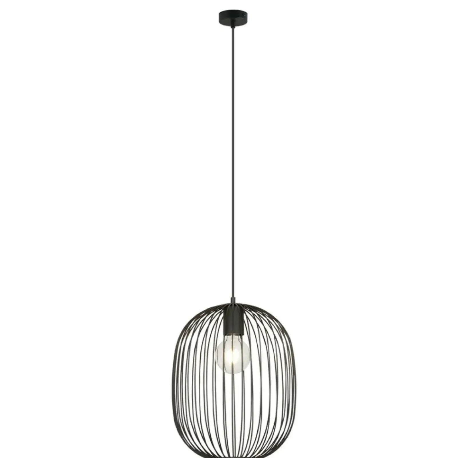 Sklep Kaja Druciana lampa wisząca w stylu industrialnym 1304/1 z serii ONYX czarny Store