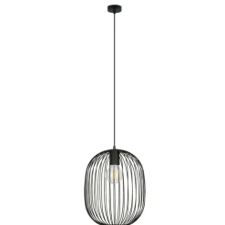 Sklep Kaja Druciana lampa wisząca w stylu industrialnym 1304/1 z serii ONYX czarny Store