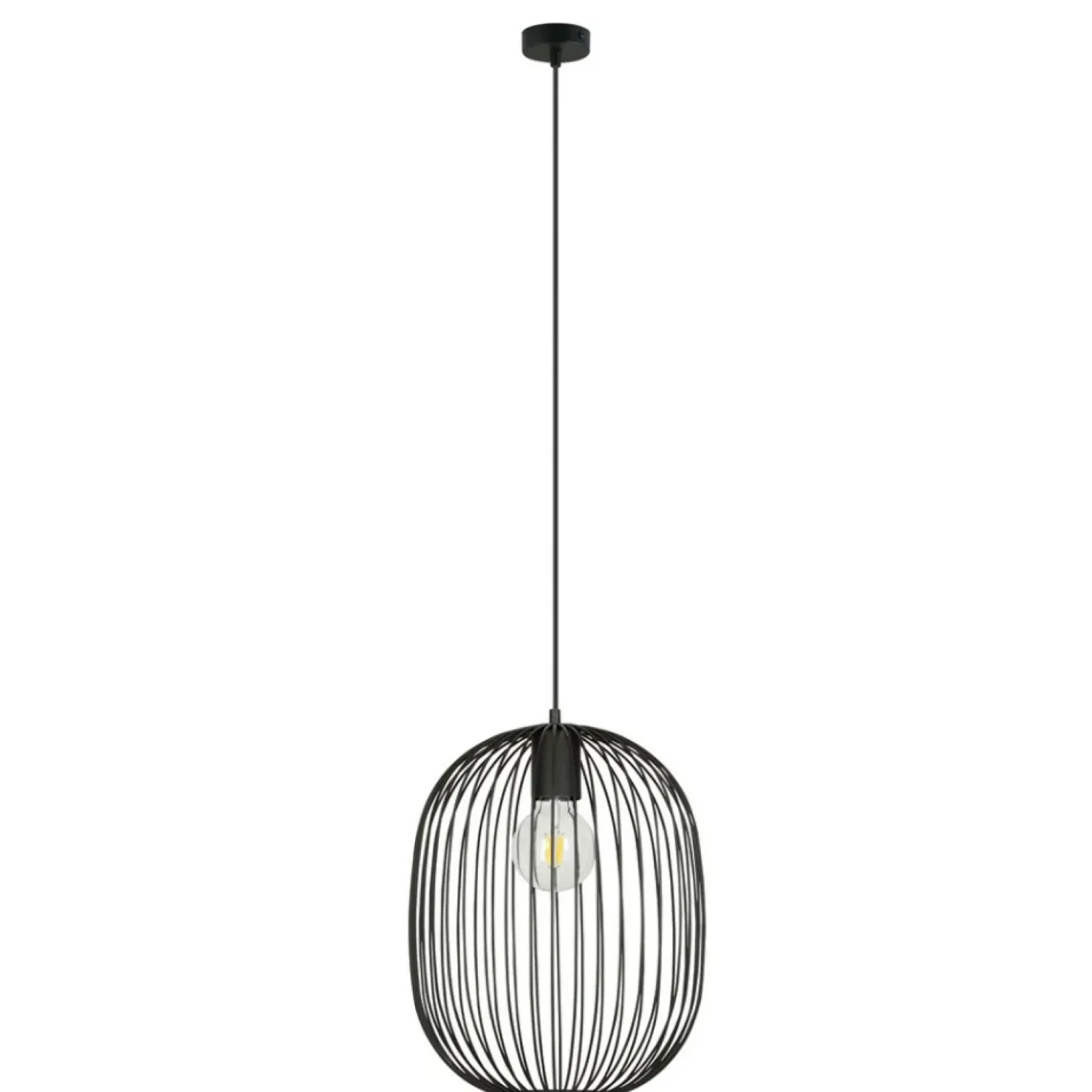 Sklep Kaja Druciana lampa wisząca w stylu industrialnym 1304/1 z serii ONYX czarny Store