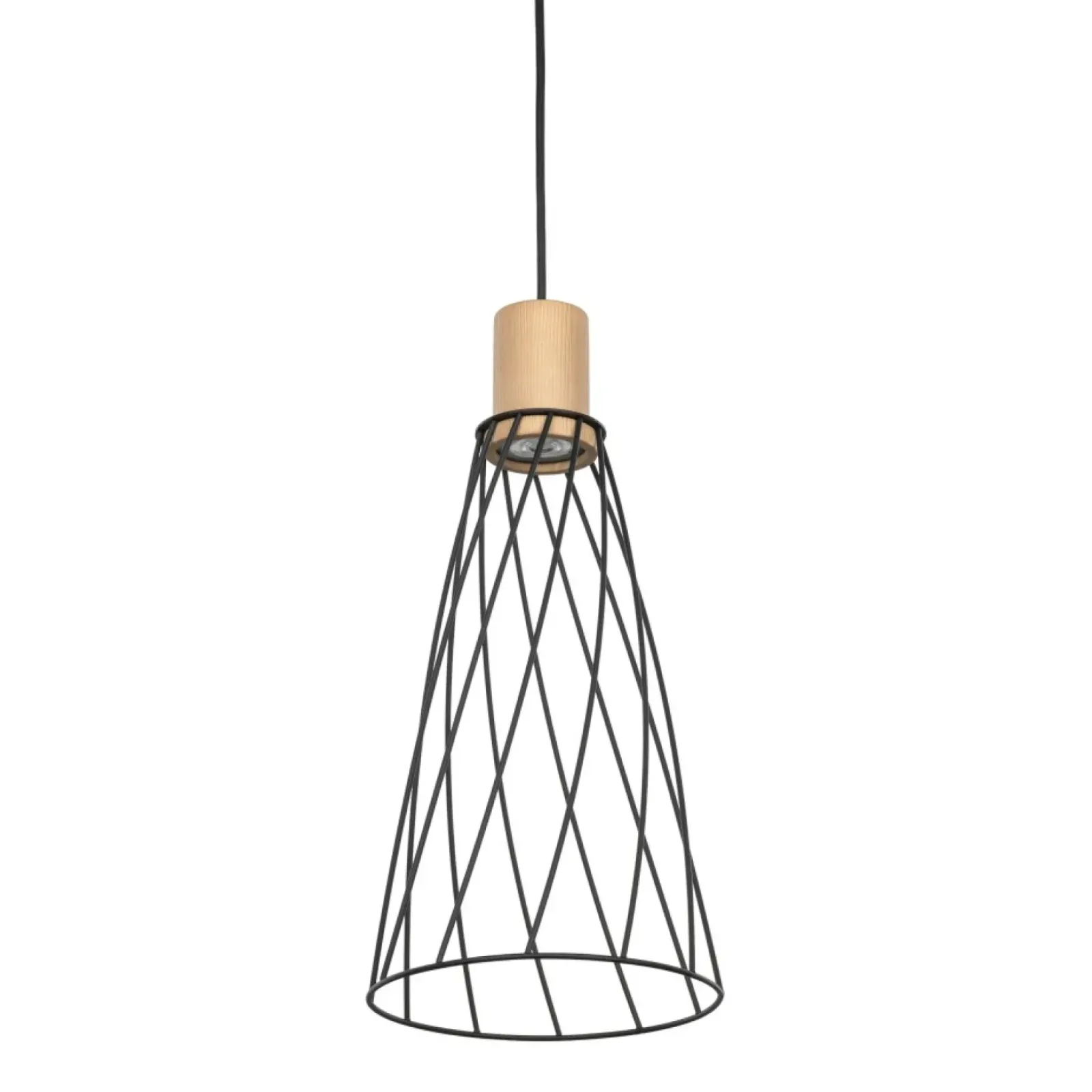 Sklep Kaja Druciana lampa wisząca z drewnem TK 10157 MODESTO WOOD SOSNA | Kaja Flash Sale