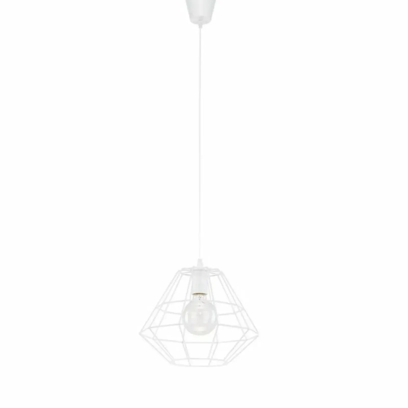 Sklep Kaja Druciana, nowoczesna lampa wisząca do kuchni TK 847 z serii DIAMOND biały Discount
