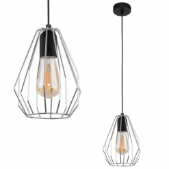 Sklep Kaja Druciana, srebrna lampa wisząca do jadalni TK 796 z serii BRYLANT Sale