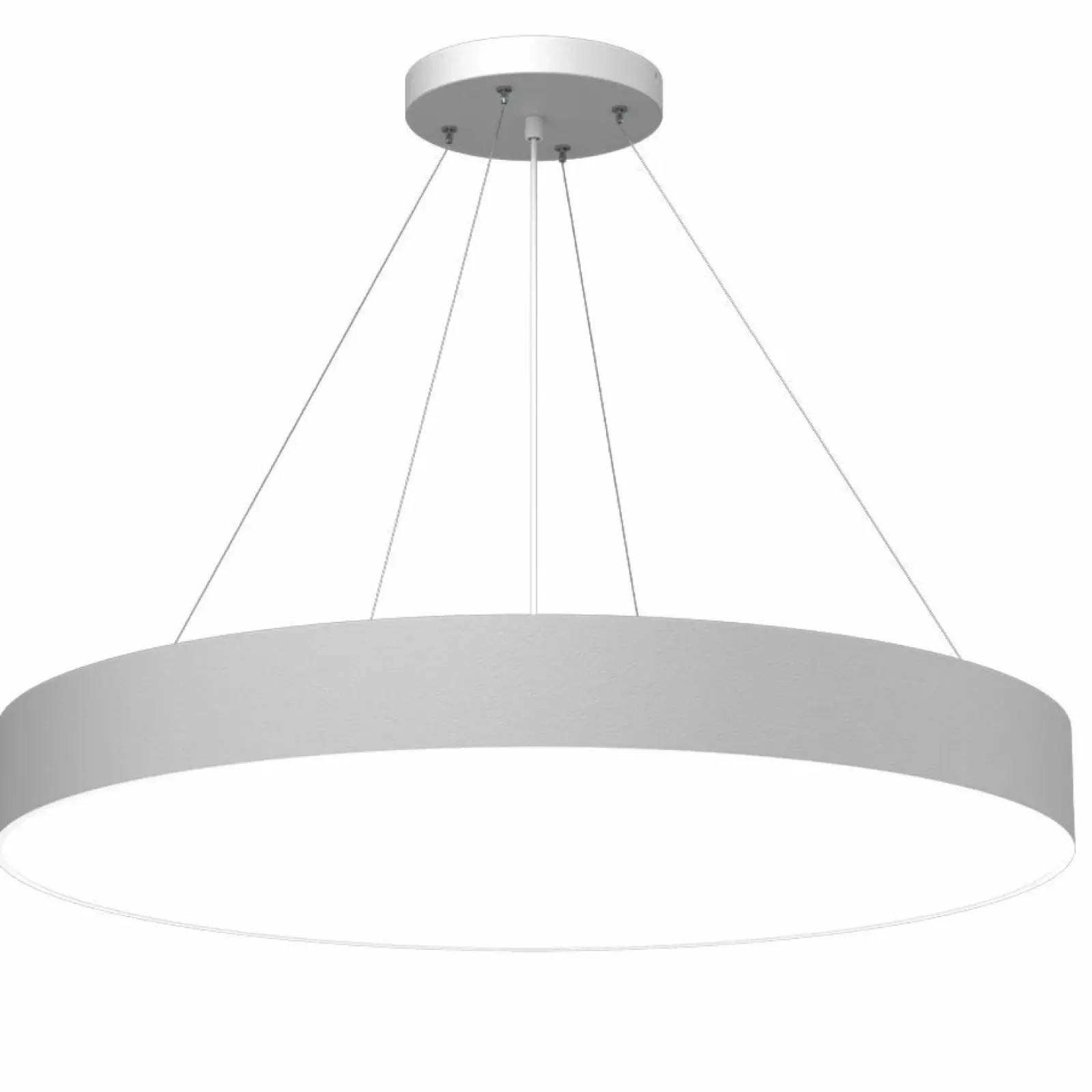 Sklep Kaja Duża, biała lampa wisząca do salonu ⌀80cm ANT 5213 SENGO | Kaja Cheap