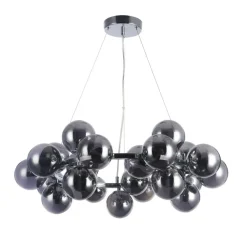 Sklep Kaja Duża, owana lampa wisząca MOD548PL-25CH DALLAS | Kaja Oświetlenie chrom Clearance