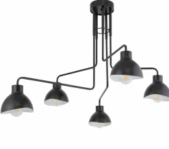 Sklep Kaja Duża, czarna lampa sufitowa w stylu loftowym SIG 32451 z serii HOLI Store