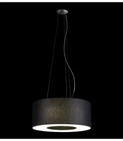 Sklep Kaja Duża, czarna, okrągła lampa wisząca ⌀100cm 67786 TUBUS | Kaja Clearance