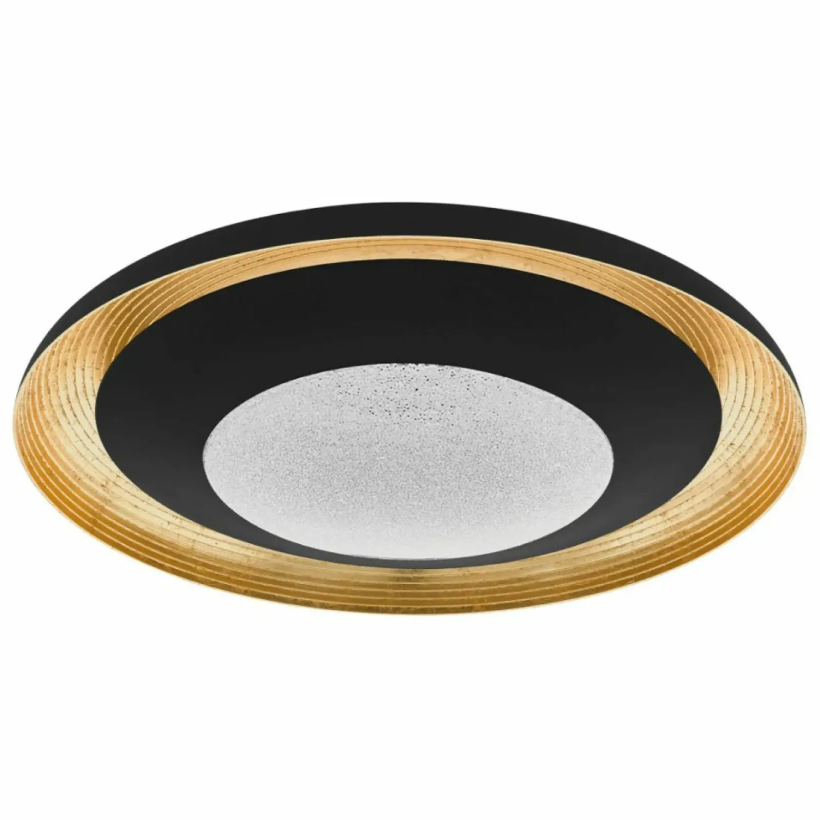 Sklep Kaja Duża, czarno-złota lampa sufitowa LED 98685 CANICOSA | Kaja Store