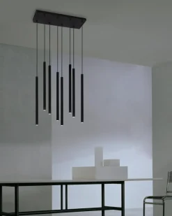 Sklep Kaja Duża, dekoracyjna, czarna lampa wisząca K-4863 GELATO | Kaja czarny Shop
