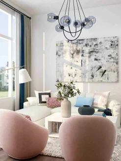 Sklep Kaja Duża, dekoracyjna lampa wisząca do salonu K-2629 SIRIUS | Kaja Discount
