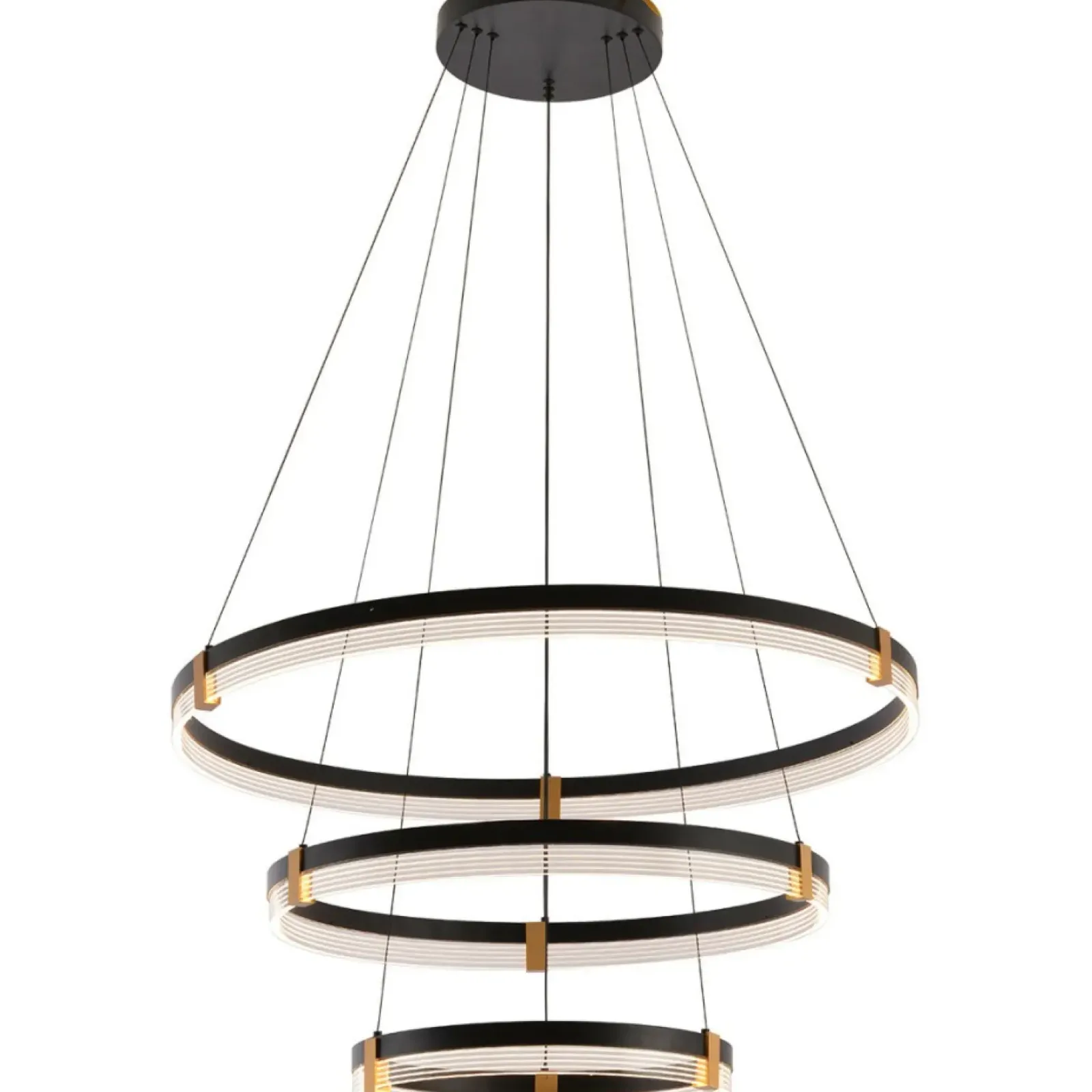 Sklep Kaja Duża, efektowna lampa na antresolę LP-0407/3P BK PLUM | Kaja Online