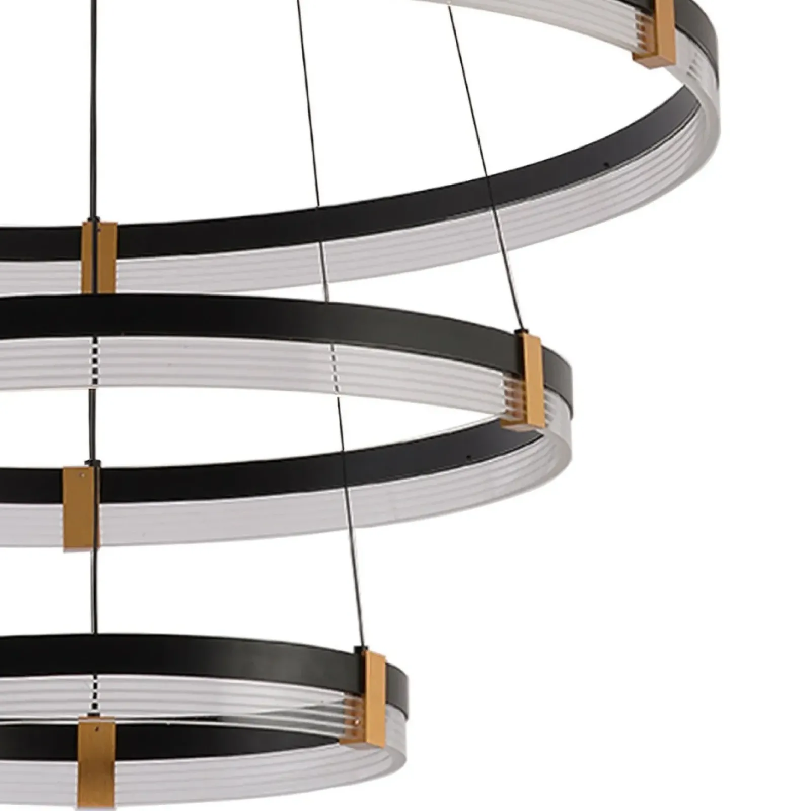 Sklep Kaja Duża, efektowna lampa na antresolę LP-0407/3P BK PLUM | Kaja Online