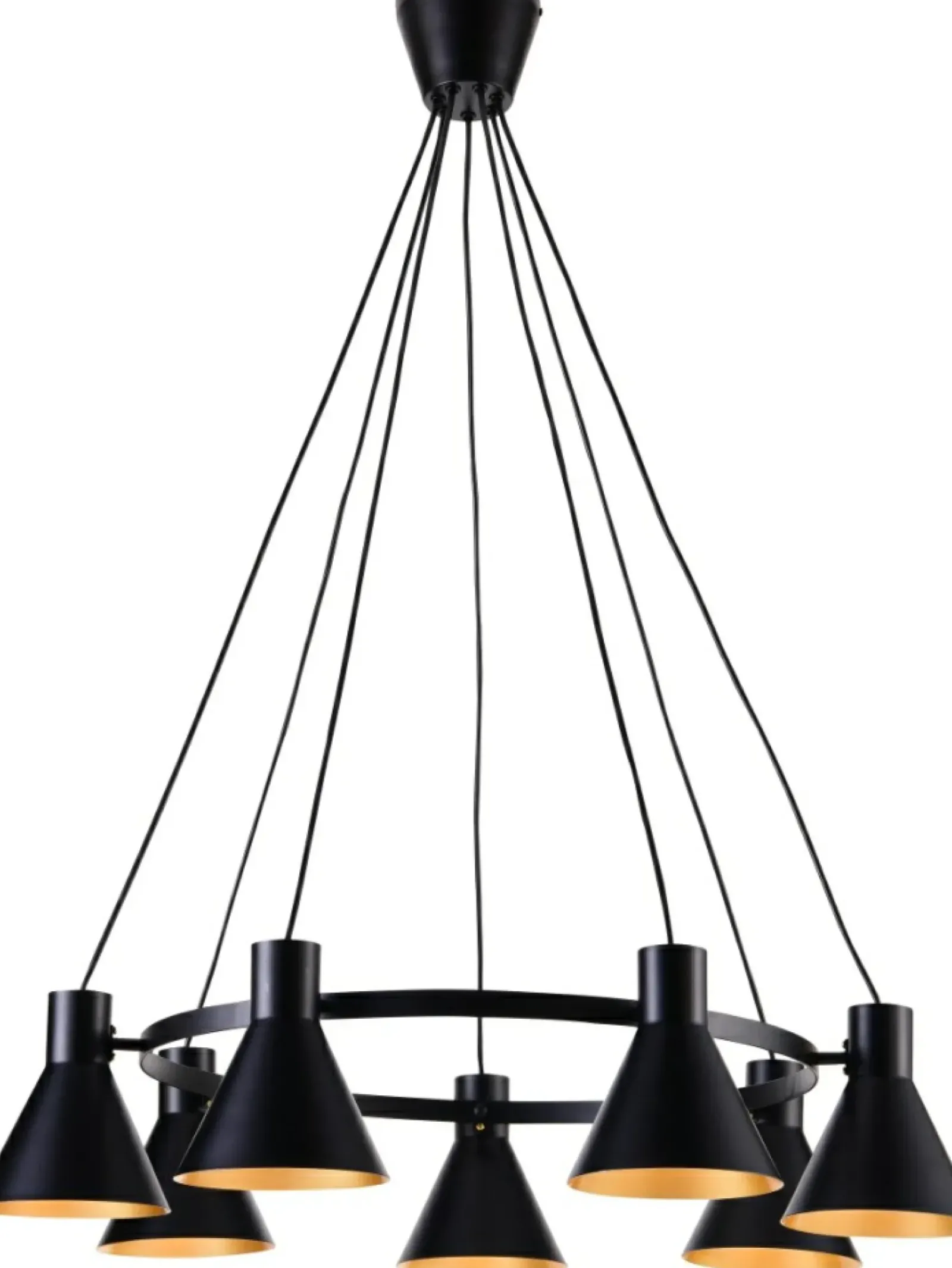 Sklep Kaja Duża, industrialna lampa wisząca 37-71170 MORE | Kaja Oświetlenie czarny Online