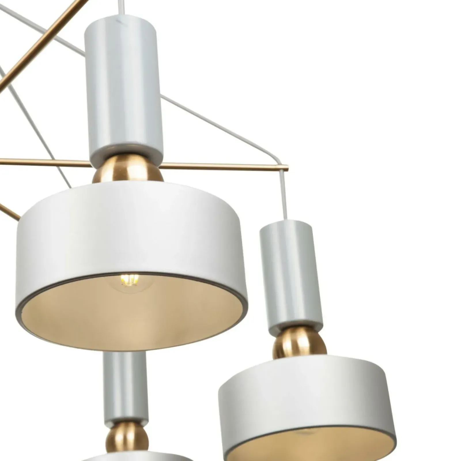 Sklep Kaja Duża, industrialna lampa wisząca MOD030PL-06GR VOID | Kaja Oświetlenie szary Sale