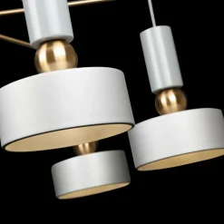Sklep Kaja Duża, industrialna lampa wisząca MOD030PL-06GR VOID | Kaja Oświetlenie szary Sale
