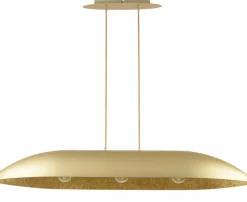 Sklep Kaja Duża, kopułowa lampa wisząca do salonu SIG 40640 GONDOLA | Kaja złoty Flash Sale