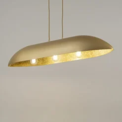 Sklep Kaja Duża, kopułowa lampa wisząca do salonu SIG 40640 GONDOLA | Kaja złoty Flash Sale