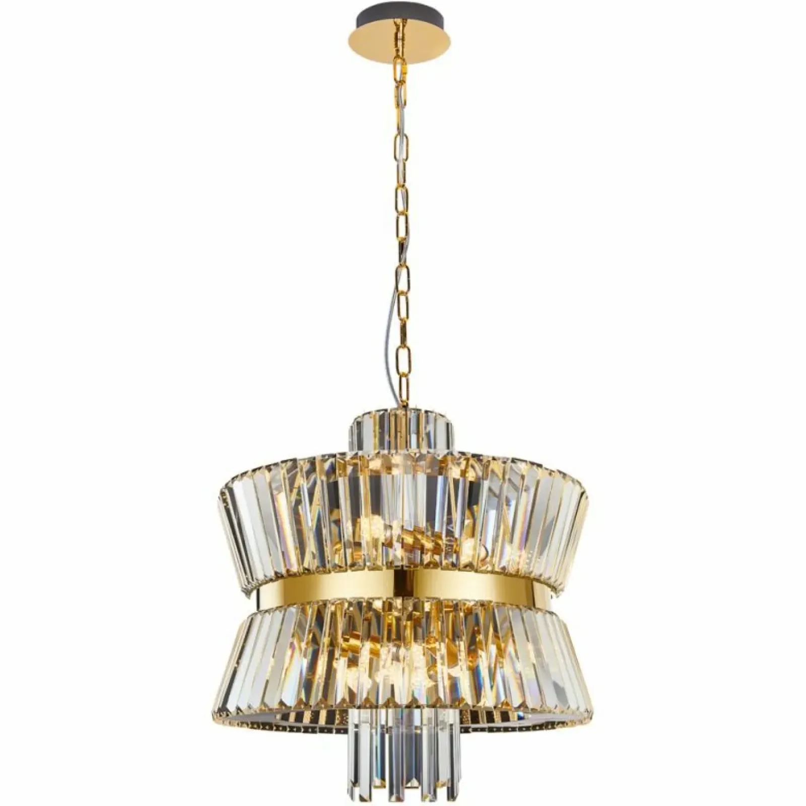 Sklep Kaja Duża, kryształowa lampa wisząca w stylu glamour ML0405 AURELIA | Kaja Flash Sale