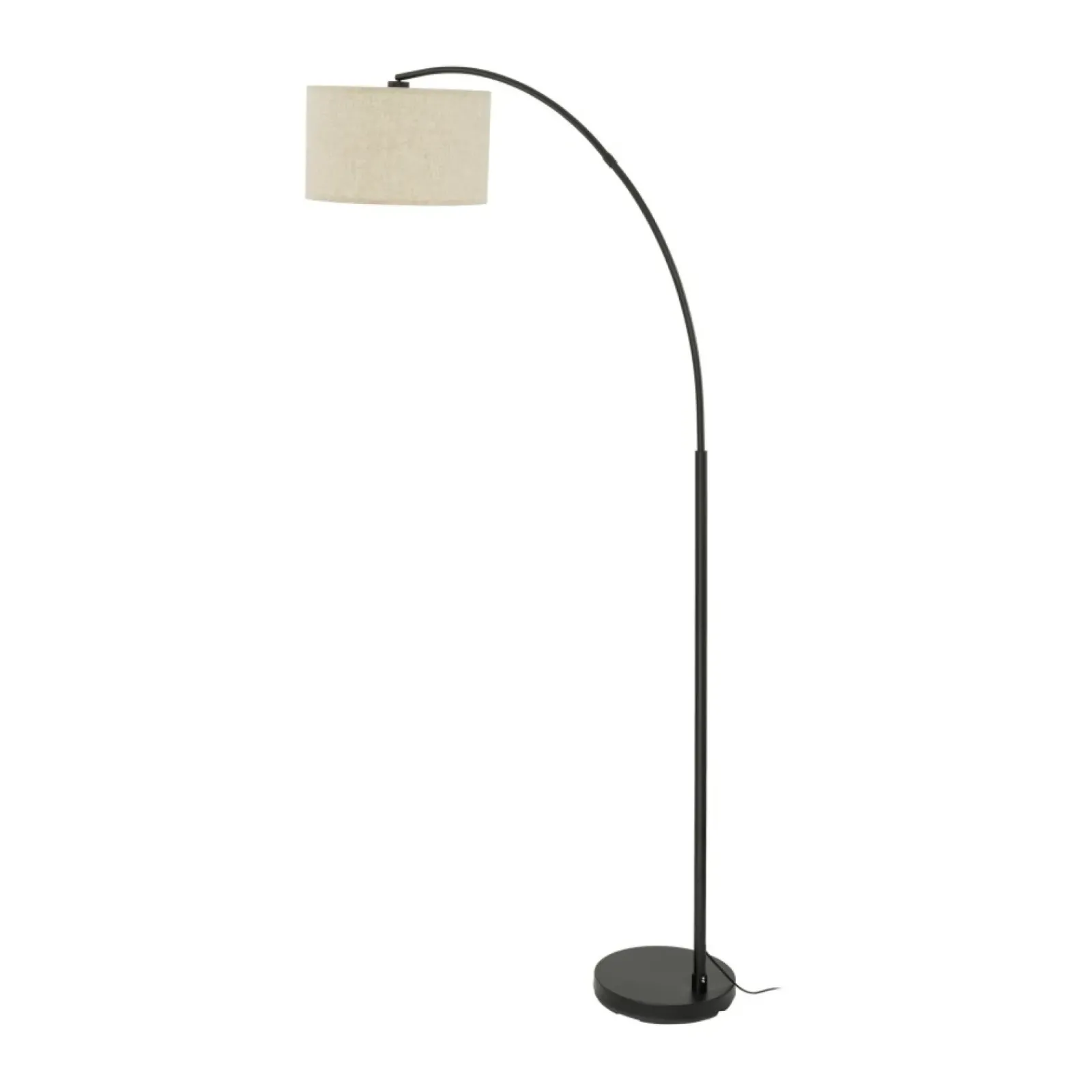 Sklep Kaja Duża lampa podłogowa w kształcie łuku TK 16023 ZENITH LINEN | Kaja* Lampy Podłogowe Z Abażurem|Tradycyjne Lampy Podłogowe