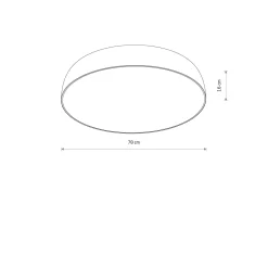 Sklep Kaja Duża lampa sufitowa plafon ⌀78cm 10xE27 8021 SATELLITE | Kaja* Plafony Klasyczne|Plafony Nowoczesne