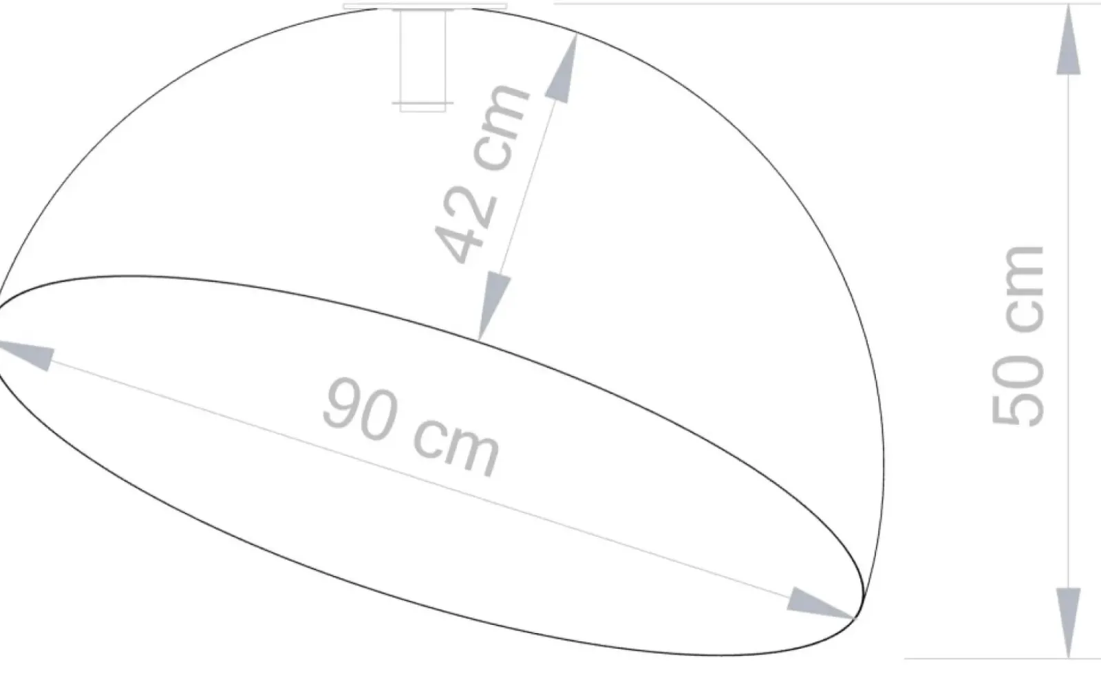 Sklep Kaja Duża lampa sufitowa, plafon kopuła SIG 32467 z serii SFERA 90 CZ/MIEDŹ Flash Sale