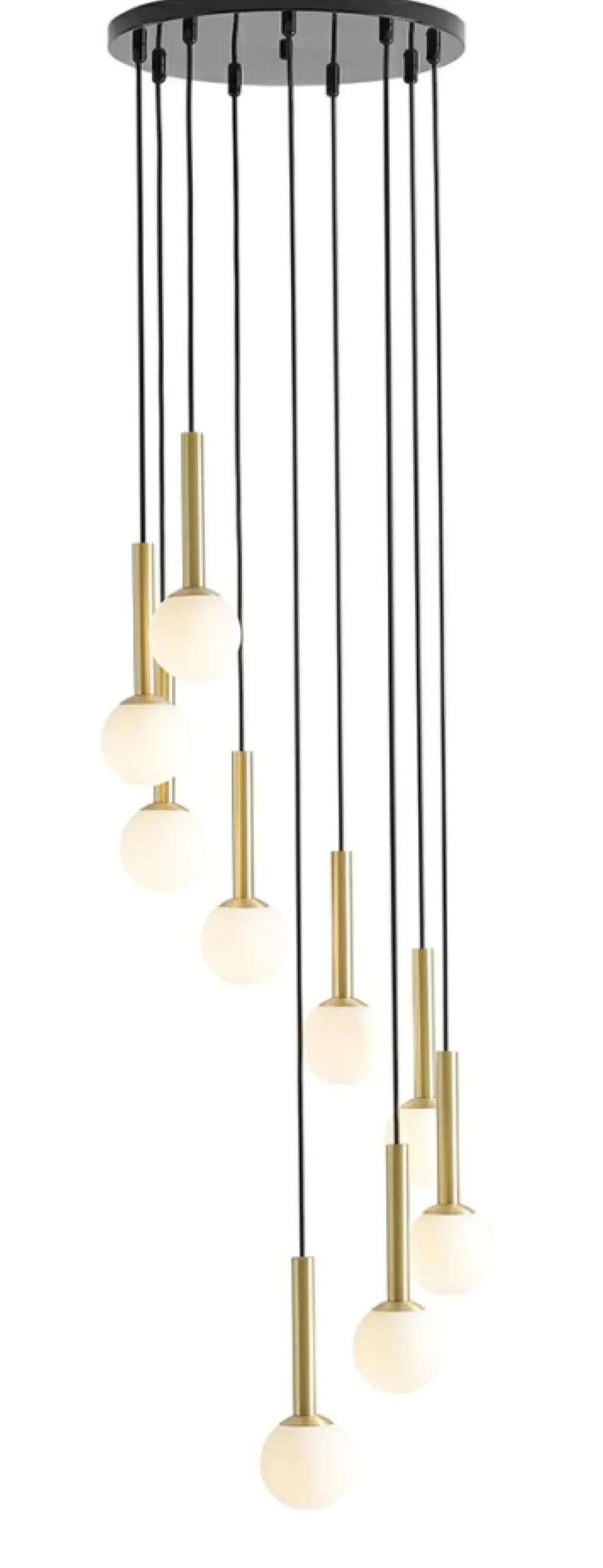 Sklep Kaja Duża lampa sufitowa z kaskadą okrągłych kloszy 1103N1 z serii RIU Zadzwońporabattel.783200183(8-16)/mailsklep@kaja.com.pl Hot