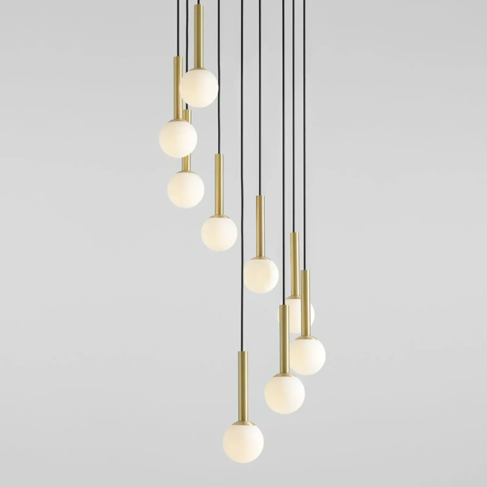 Sklep Kaja Duża lampa sufitowa z kaskadą okrągłych kloszy 1103N1 z serii RIU Zadzwońporabattel.783200183(8-16)/mailsklep@kaja.com.pl Hot