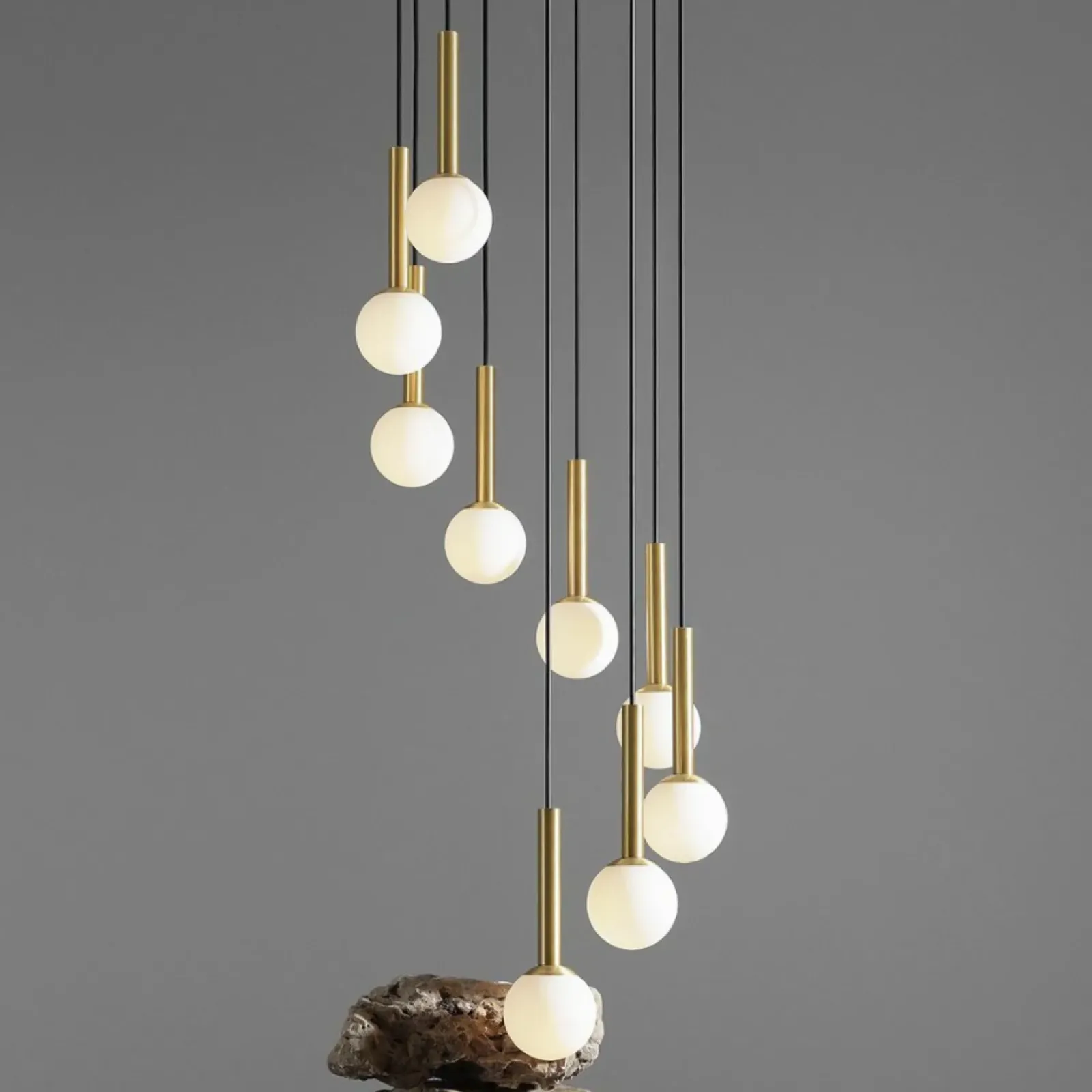 Sklep Kaja Duża lampa sufitowa z kaskadą okrągłych kloszy 1103N1 z serii RIU Zadzwońporabattel.783200183(8-16)/mailsklep@kaja.com.pl Hot