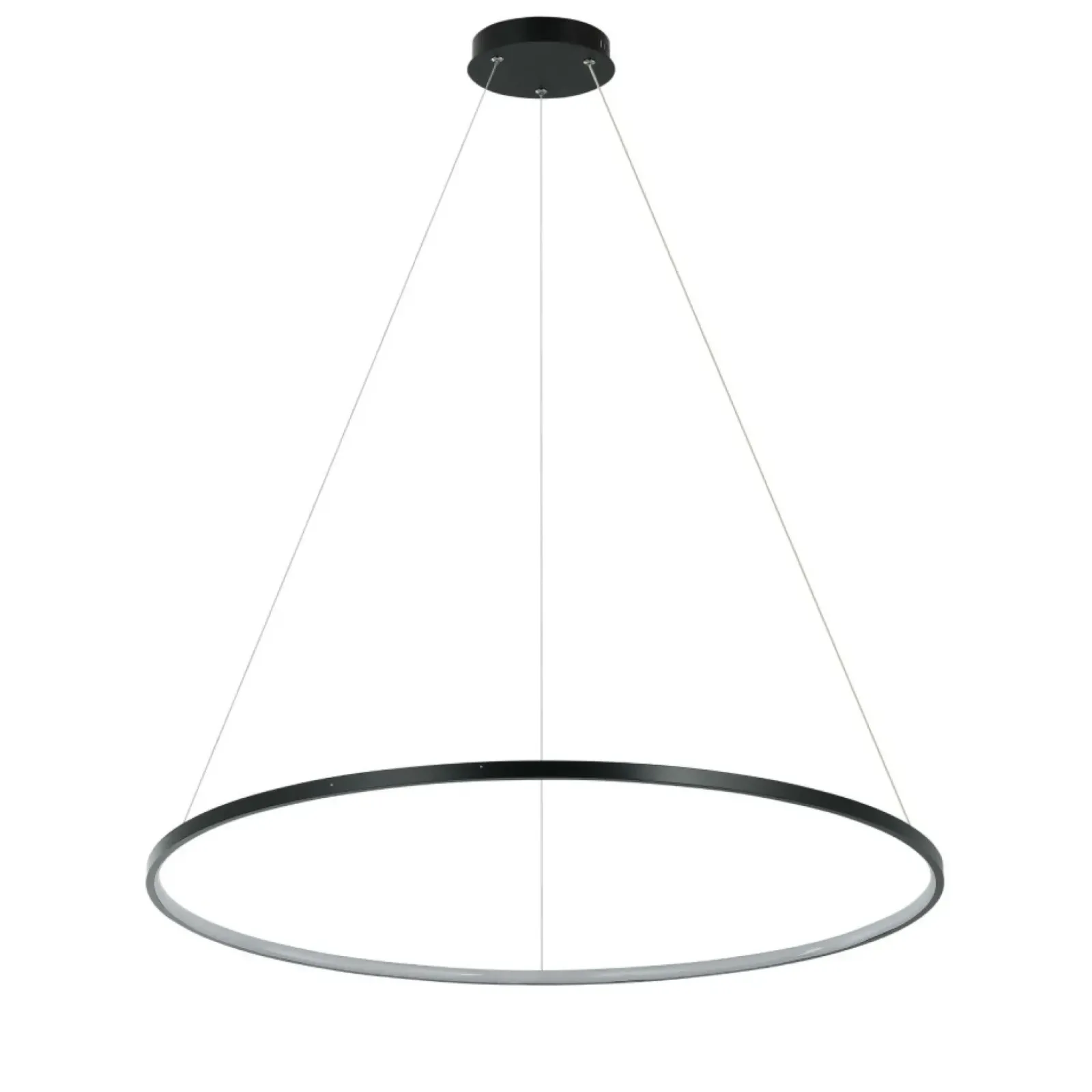Sklep Kaja Duża lampa wisząca, koło LED ⌀80cm LP-909/1P L BK CCT RING | Kaja Cheap