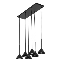 Sklep Kaja Duża lampa wisząca nad wyspę kuchenną TK 10306 CONO BLACK MINI | Kaja Best Sale