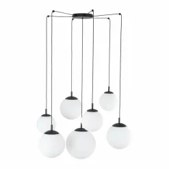 Sklep Kaja Duża lampa wisząca typu pająk, 7 kloszy TK 4794 ESME WHITE | Kaja Fashion