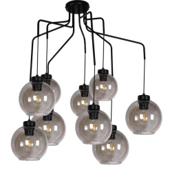 Sklep Kaja Duża lampa wisząca z dymionymi kloszami K-4876 HORIK | Kaja Fashion