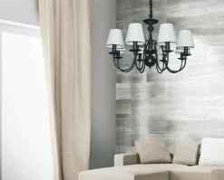 Sklep Kaja Duża lampa z klasycznymi abażurami LP-88439/8P WERONA | Kaja* Randole Tradycyjne