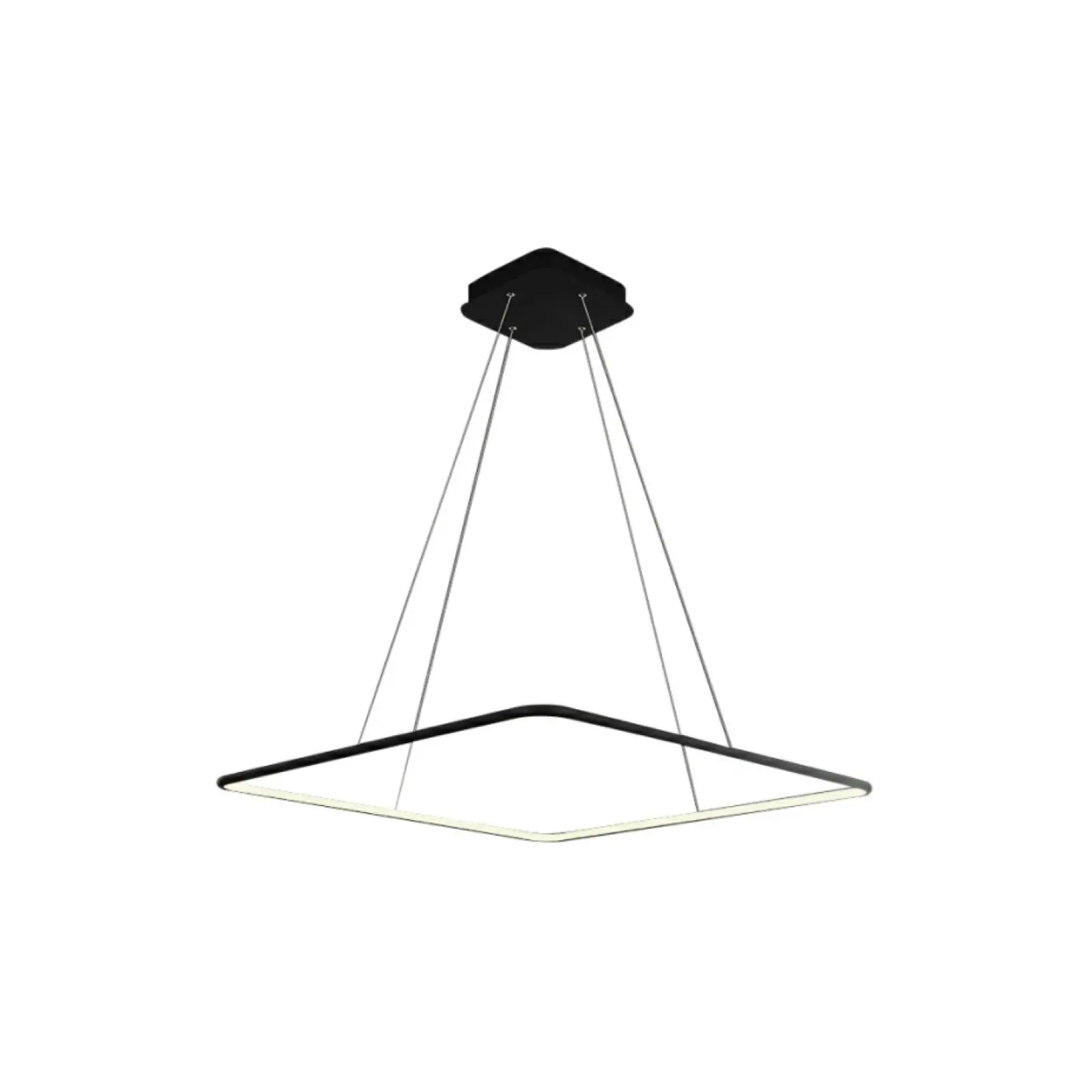 Sklep Kaja Duża, ledowa lampa czarny kwadrat ML517 NIX BLACK | Kaja Oświetlenie New